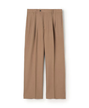 ウールツイル 2タックワイドストレートパンツ セットアップ対応