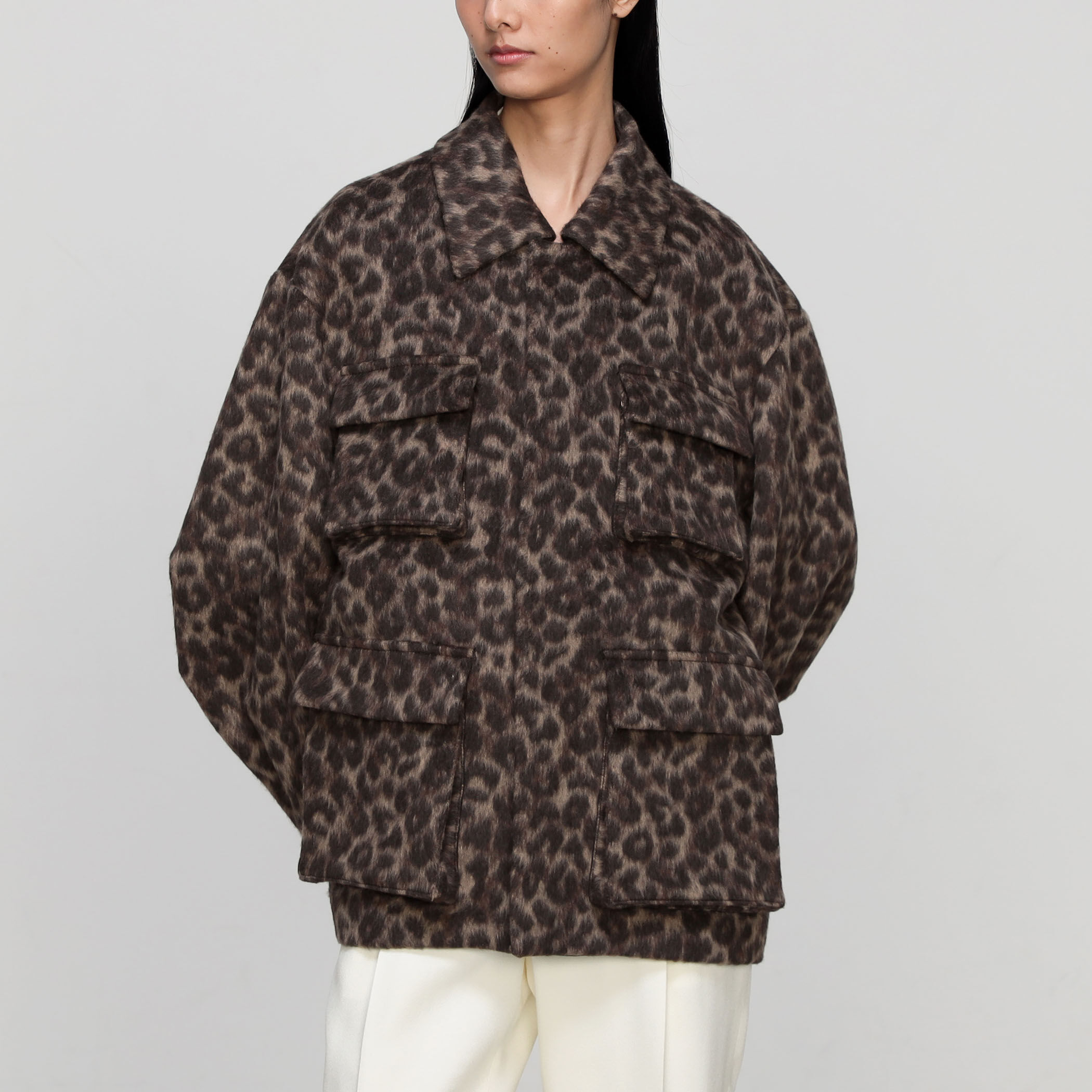 レオパードジャカード 4ポケットブルゾン｜トゥモローランド 公式通販