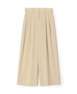 【一部WEB先行予約】ポリエステルツイル ２タックスラックスパンツ