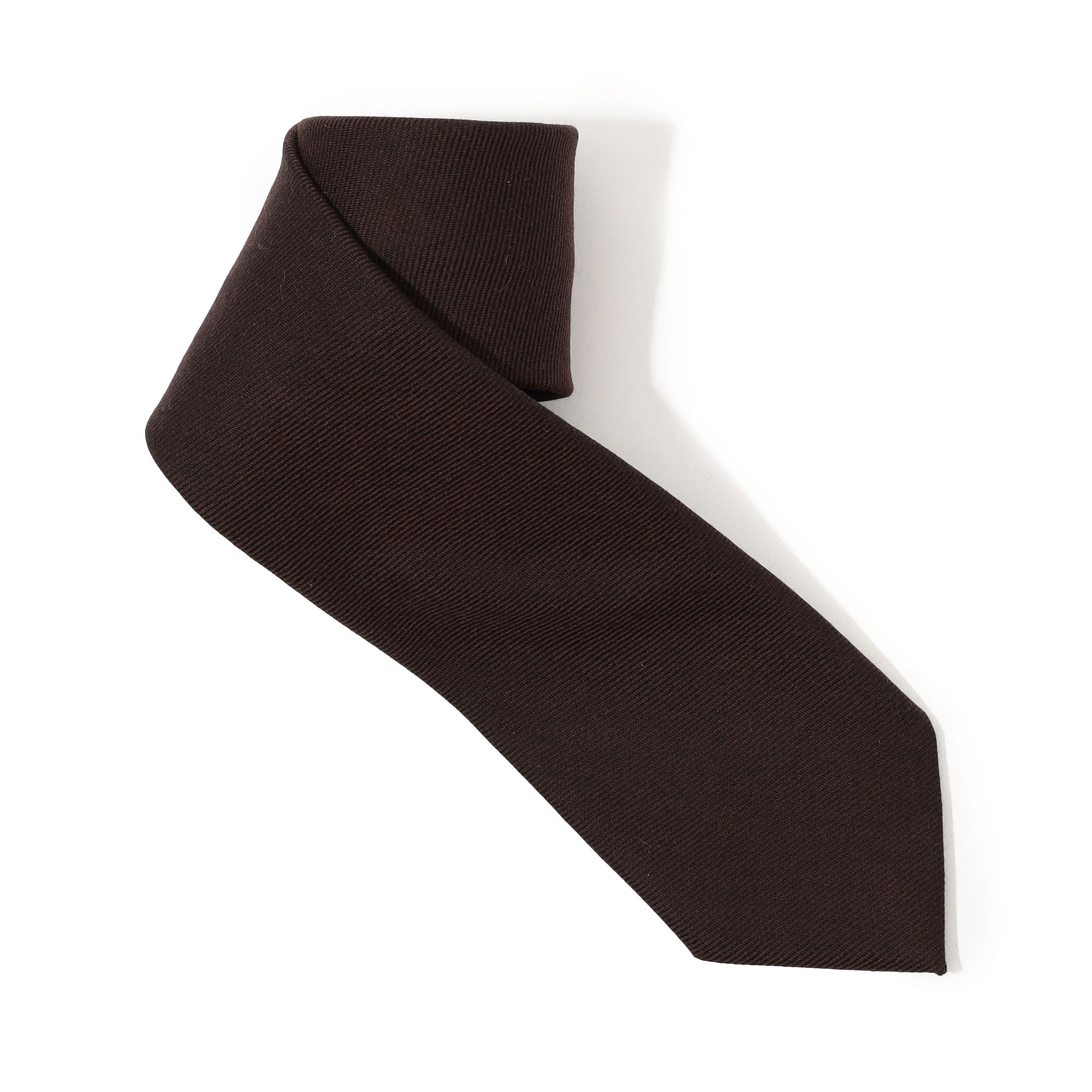【超美品】stefanobigi ネクタイ ダークブラウン STEFANO BIGI ウールソリッドネクタイ｜トゥモローランド 公式通販