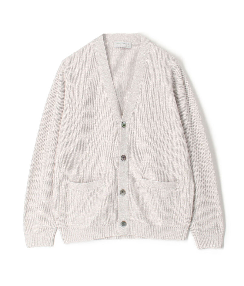 TOMORROWLAND tricot ギマコットンリネン Vネックカーディガン