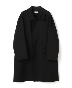 ウールモヘヤダウブルフェイス ステンカラーコート