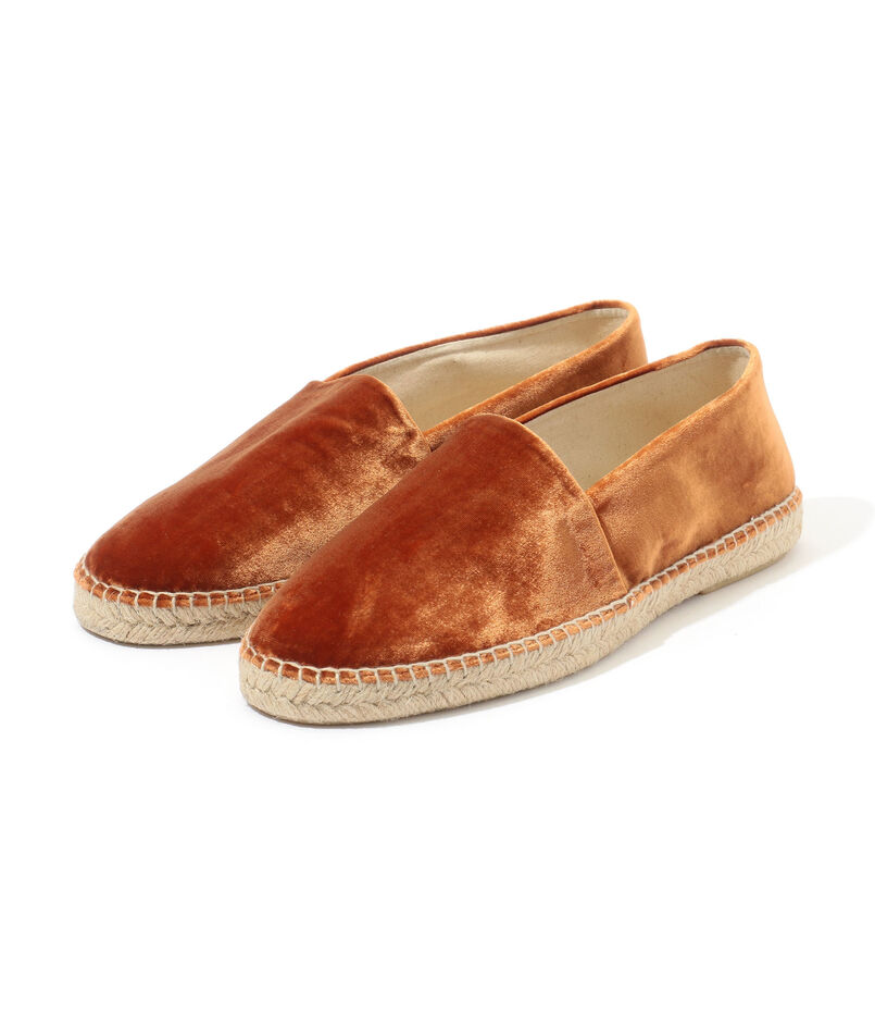 Made in ALICANTE コットンレーヨンシルクベルベット エスパドリーユ