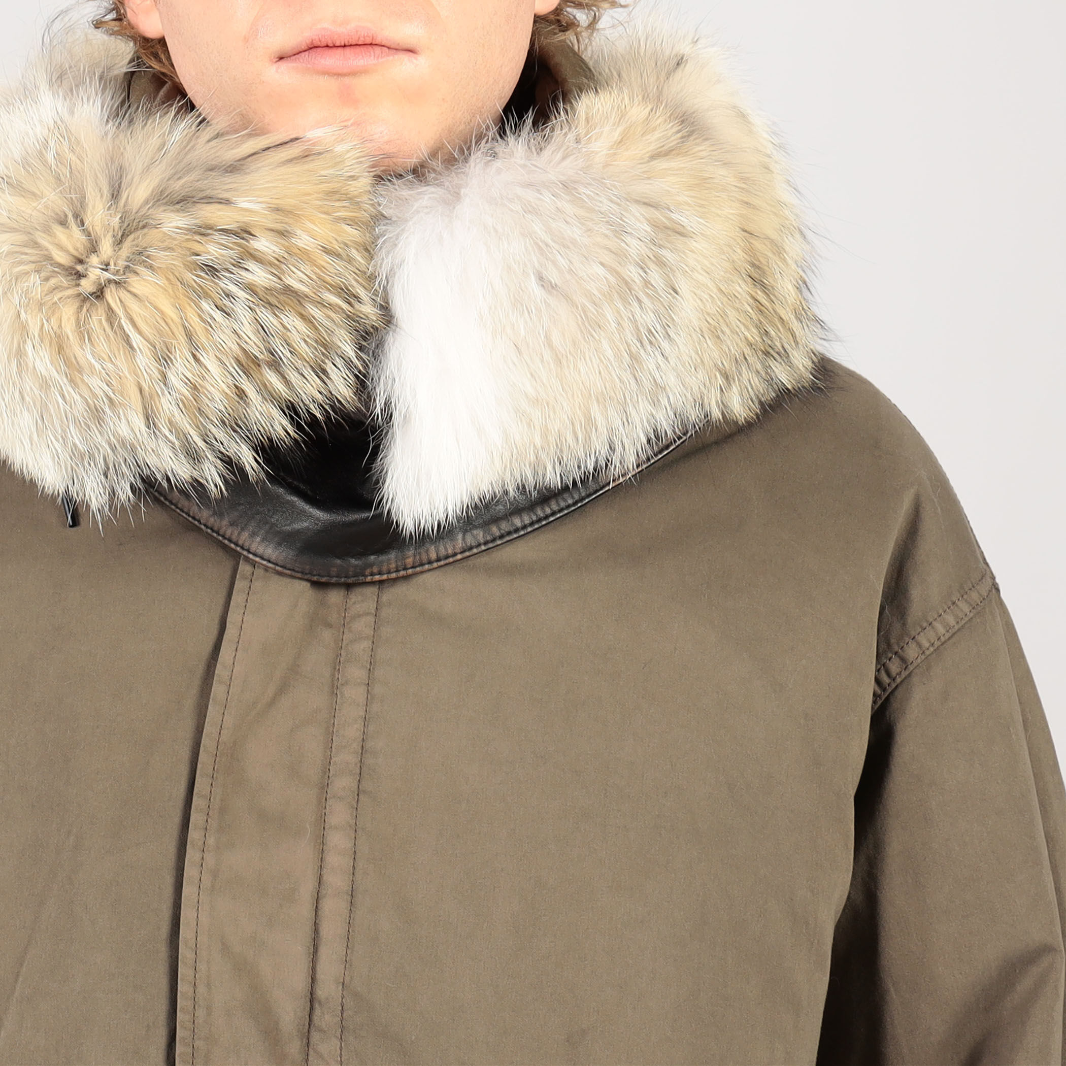 kiminori morishita Garment dyed st mods with fur liner