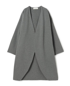 ミラノリブ ノーカラーコート