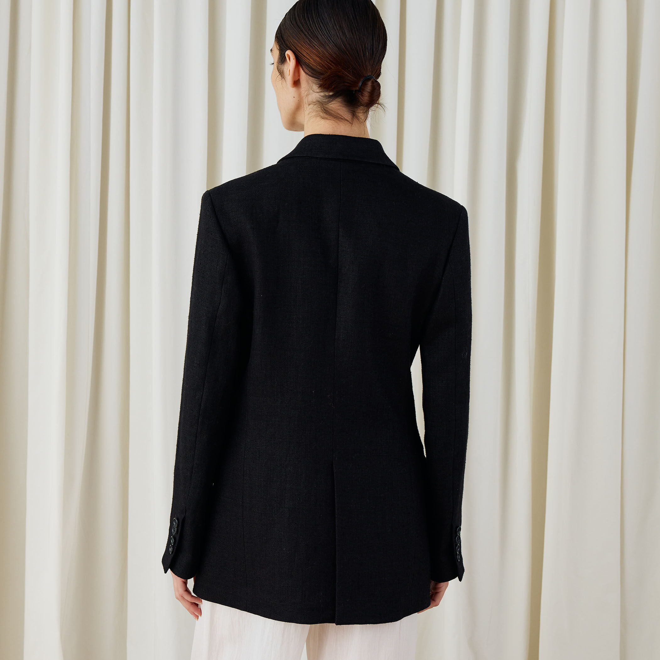 デプレ ダブルフェイスジャカード ダブルブレストジャケット 白 黒 ku3 デプレ ダブルフェイスジャカード ダブルブレストジャケット 白 黒 ku3