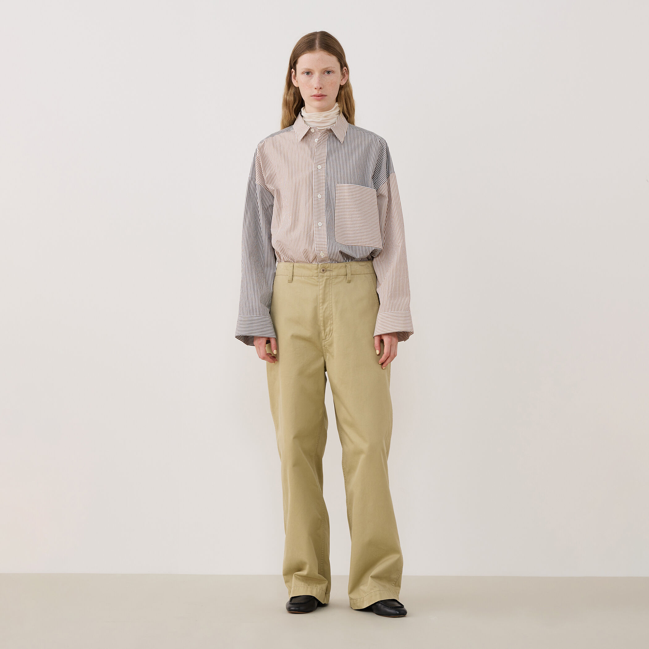 パンツ N ブラッシュドツイル アジャスタブルパンツ｜トゥモローランド 公式通販