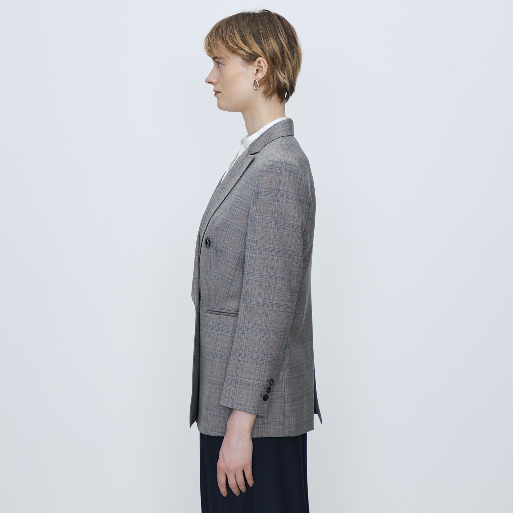 ZELANDER NATURAL STRETCH ダブルブレストジャケット