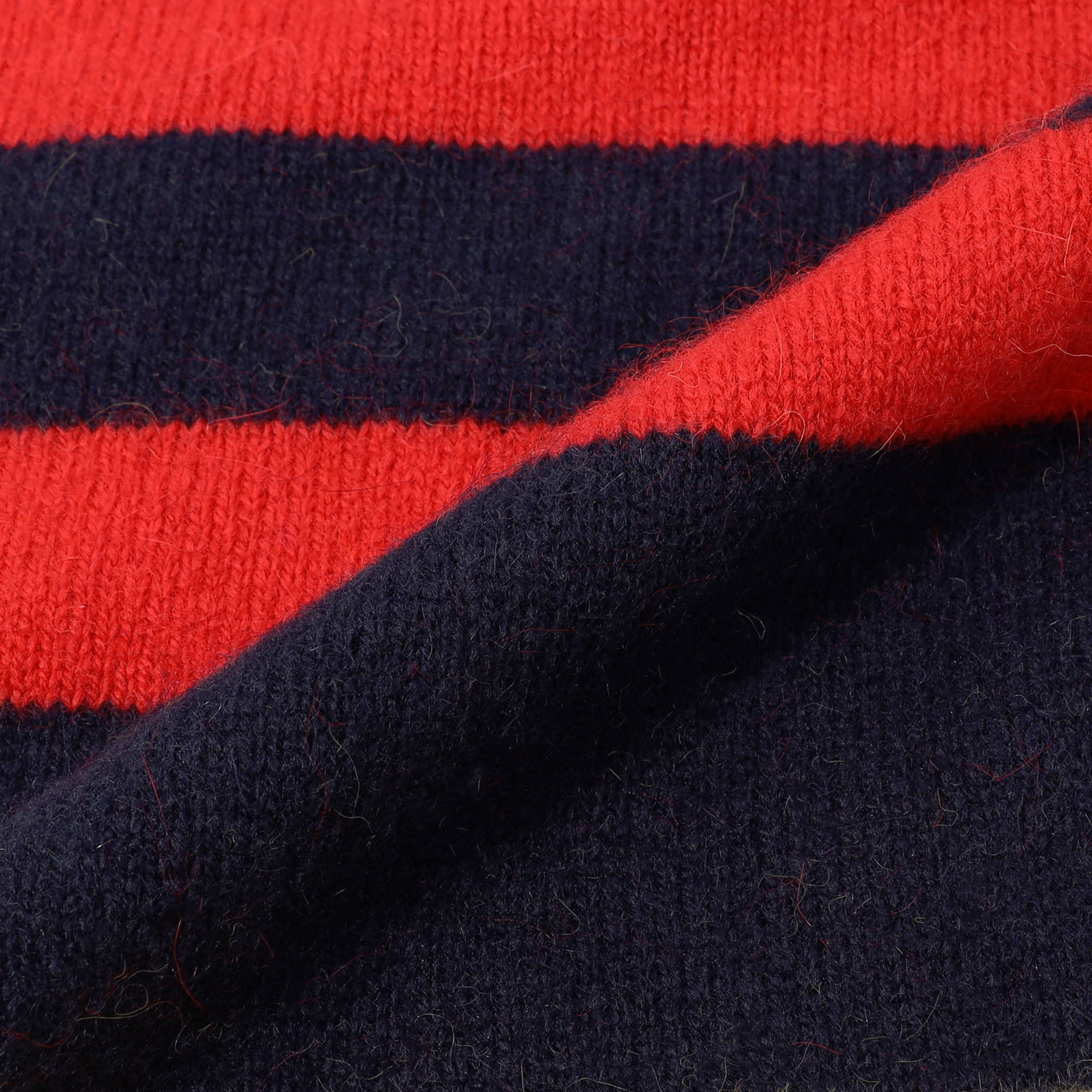 Drake's ウールアンゴラ ボーダー ニットマフラー｜トゥモローランド