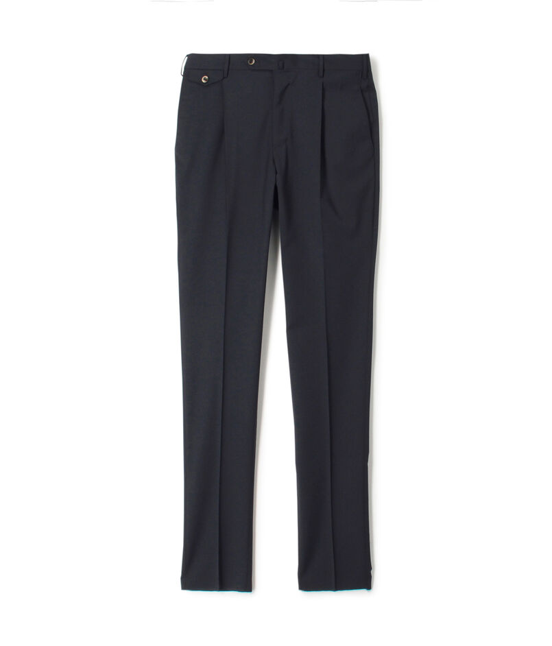 PT TORINO GENTLEMAN FIT 1プリーツスリムスラックス