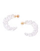 LEVENS JEWELS TWIST HOOP CLEAR ピアス
