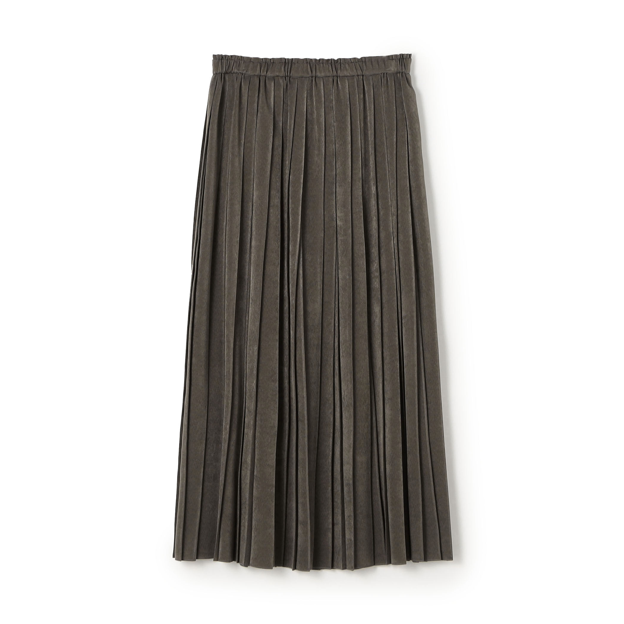 Ballsey スエードサテン プリーツスカート Ballsey（ボールジィ） スカート スエードサテン プリーツスカート