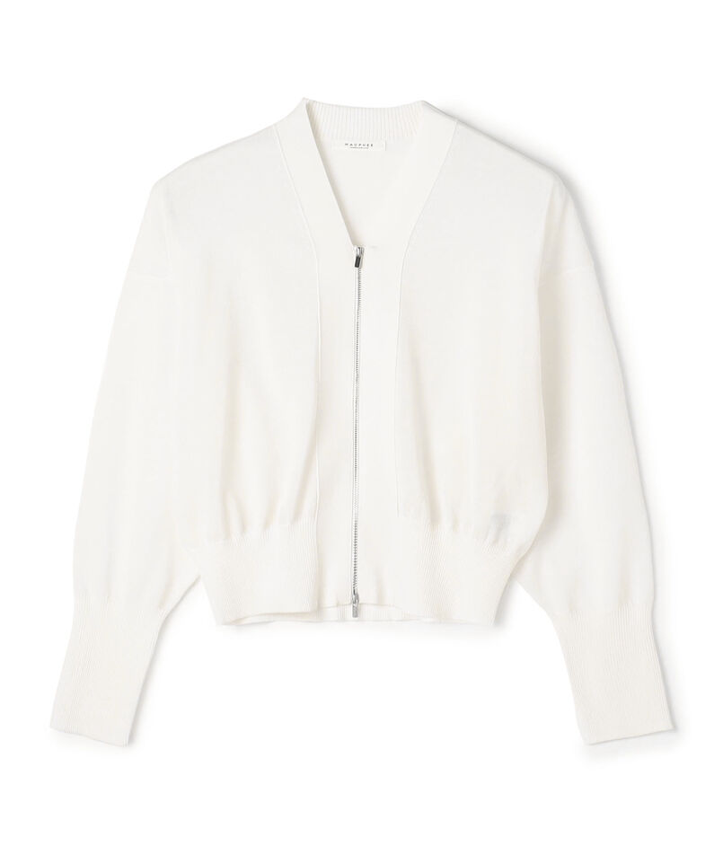 ■ドライプレーン ジップアップカーディガン