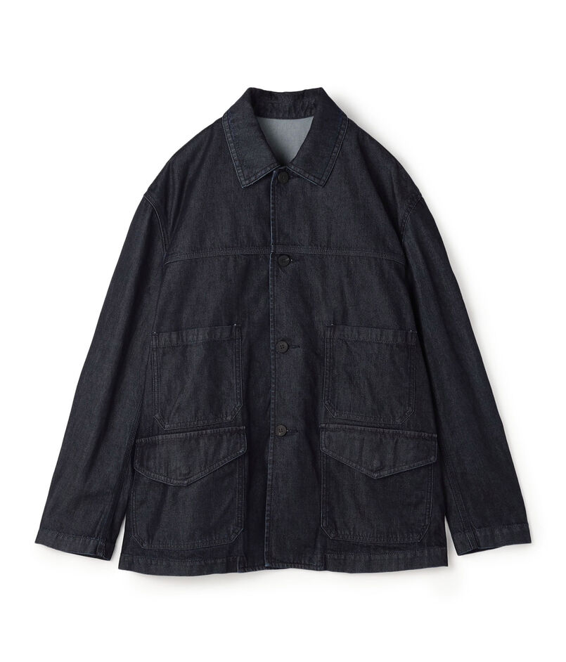 ピマコットンデニム ハンティングジャケット