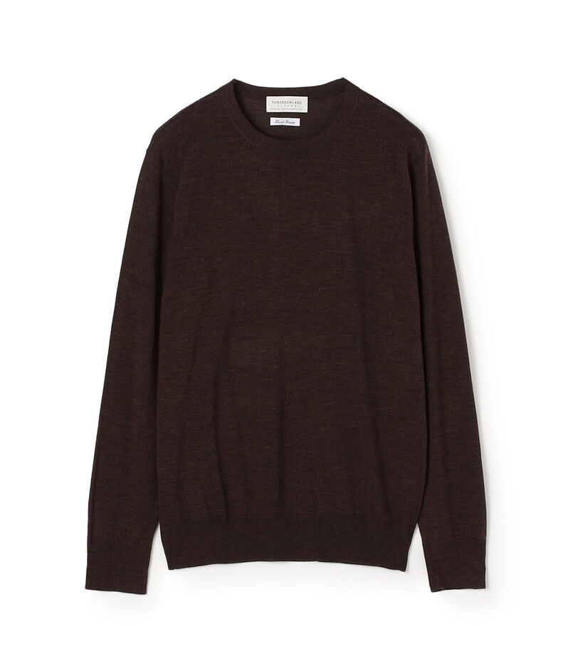 TOMORROWLAND tricot スーパーファインメリノウール クルーネックニット S-WOOL