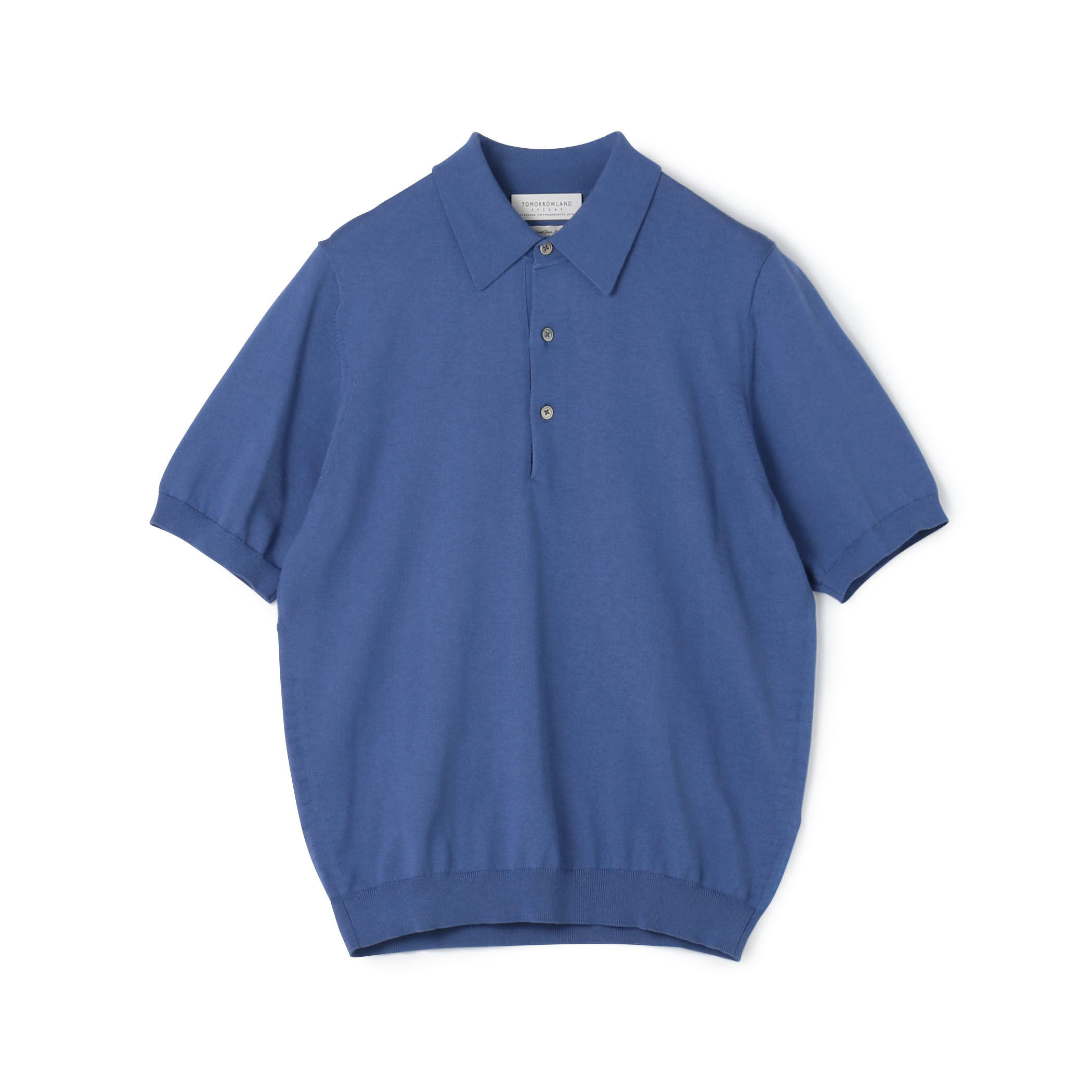 TOMORROWLAND tricot シルクコットン ニットポロシャツ SESIA