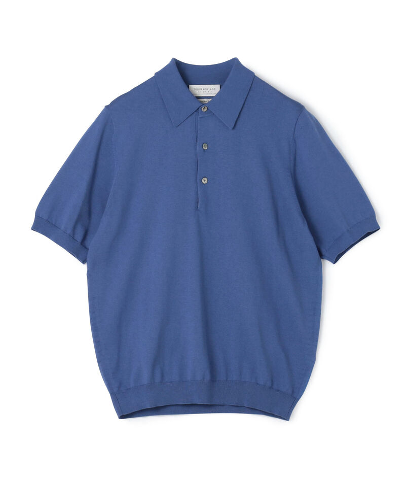 TOMORROWLAND tricot シルクコットン ニットポロシャツ SESIA