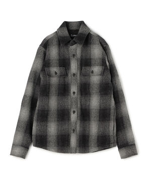 オンブレーチェックCPOシャツ