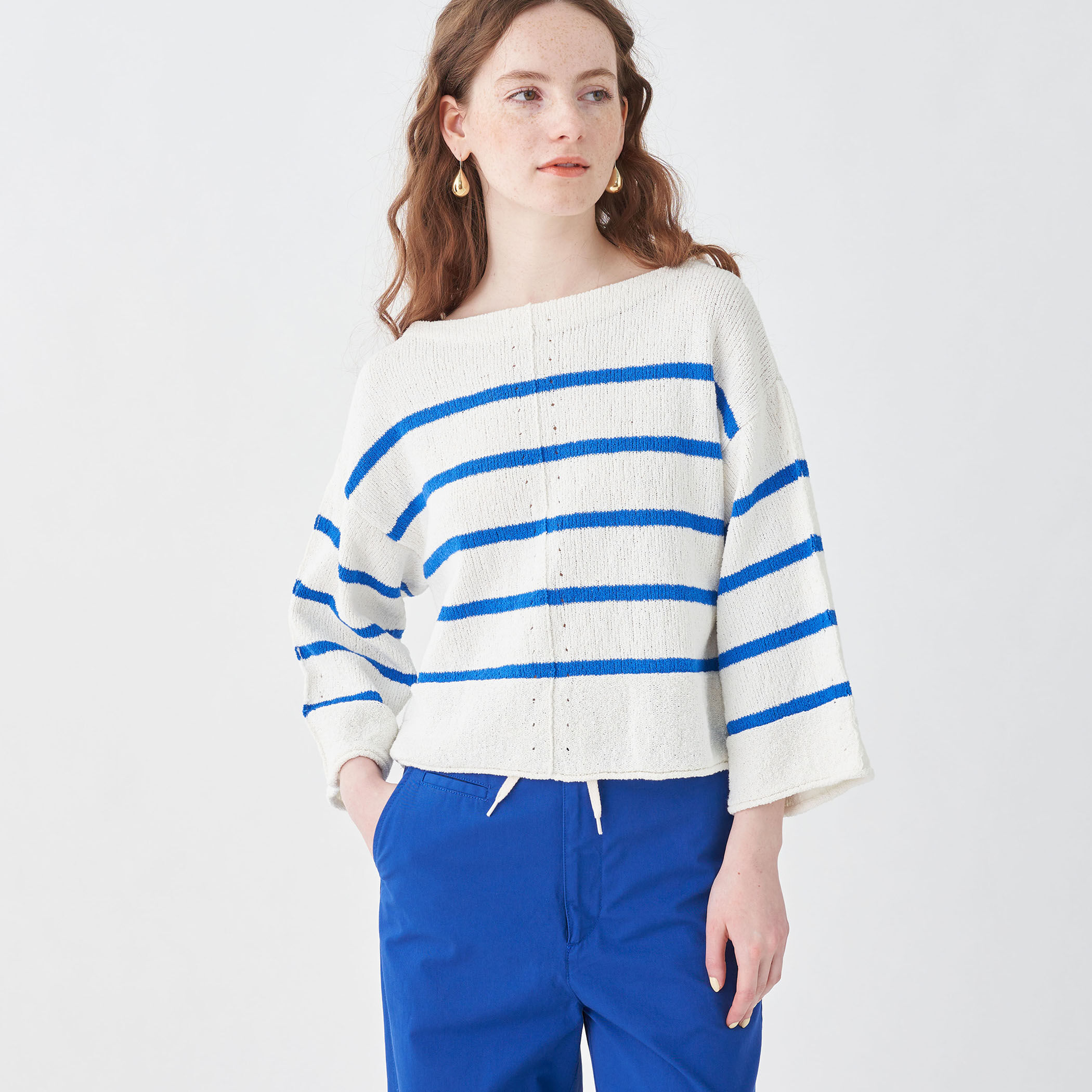 トゥモローランド　MACPHEE ボートネックワイドニット