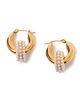 Kenneth Jay Lane pearl ring ピアス