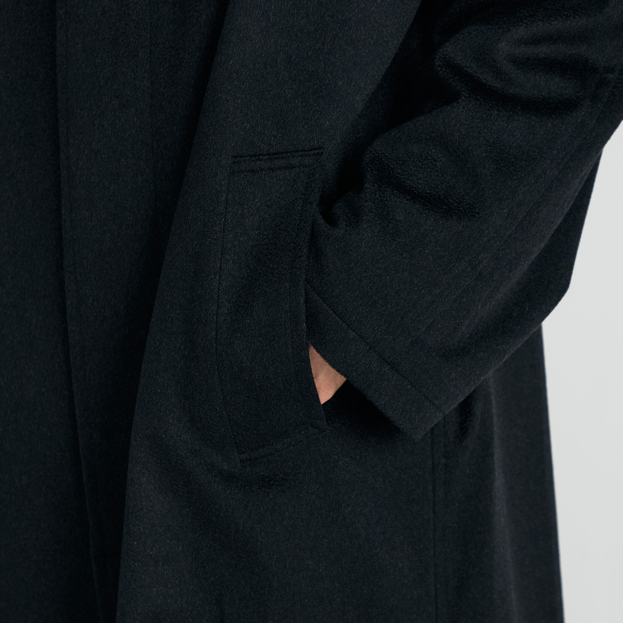 カシミヤ ステンカラーコート｜トゥモローランド 公式通販