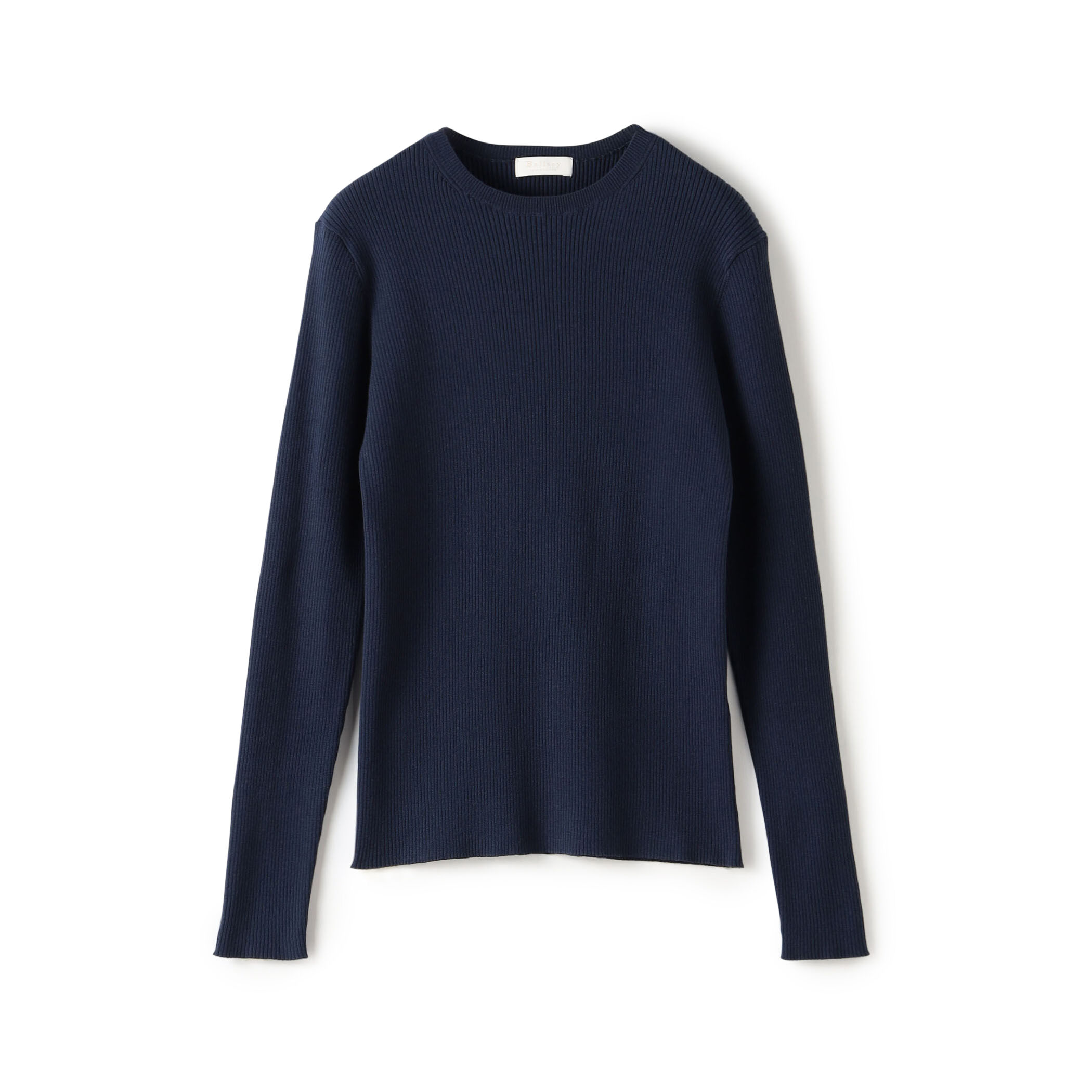 ストレッチリブ クルーネックプルオーバー｜トゥモローランド
