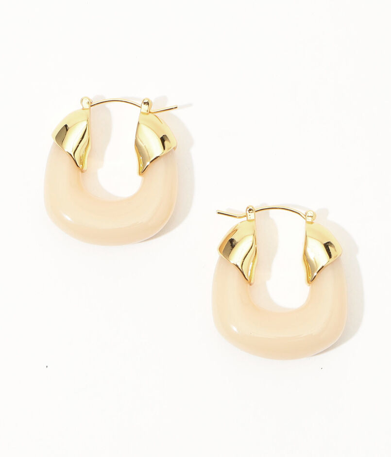 Lizzie Fortunato MINI ORGANIC HOOP ピアス