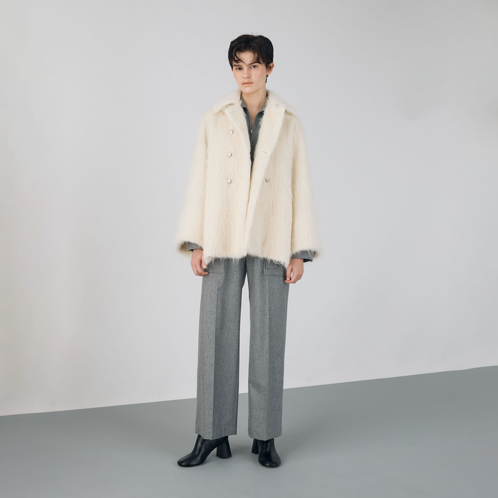 【超美品】洋服屋 4298 コムロシズカ コート アルパカ毛 ファッション通販の4298 SHIZUKA KOMURO │ 4298シヅカコムロ 公式通販