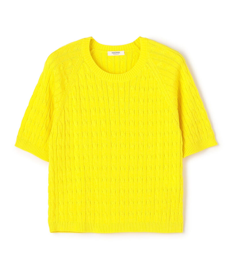 ギザケーブル ハーフスリーブプルオーバー