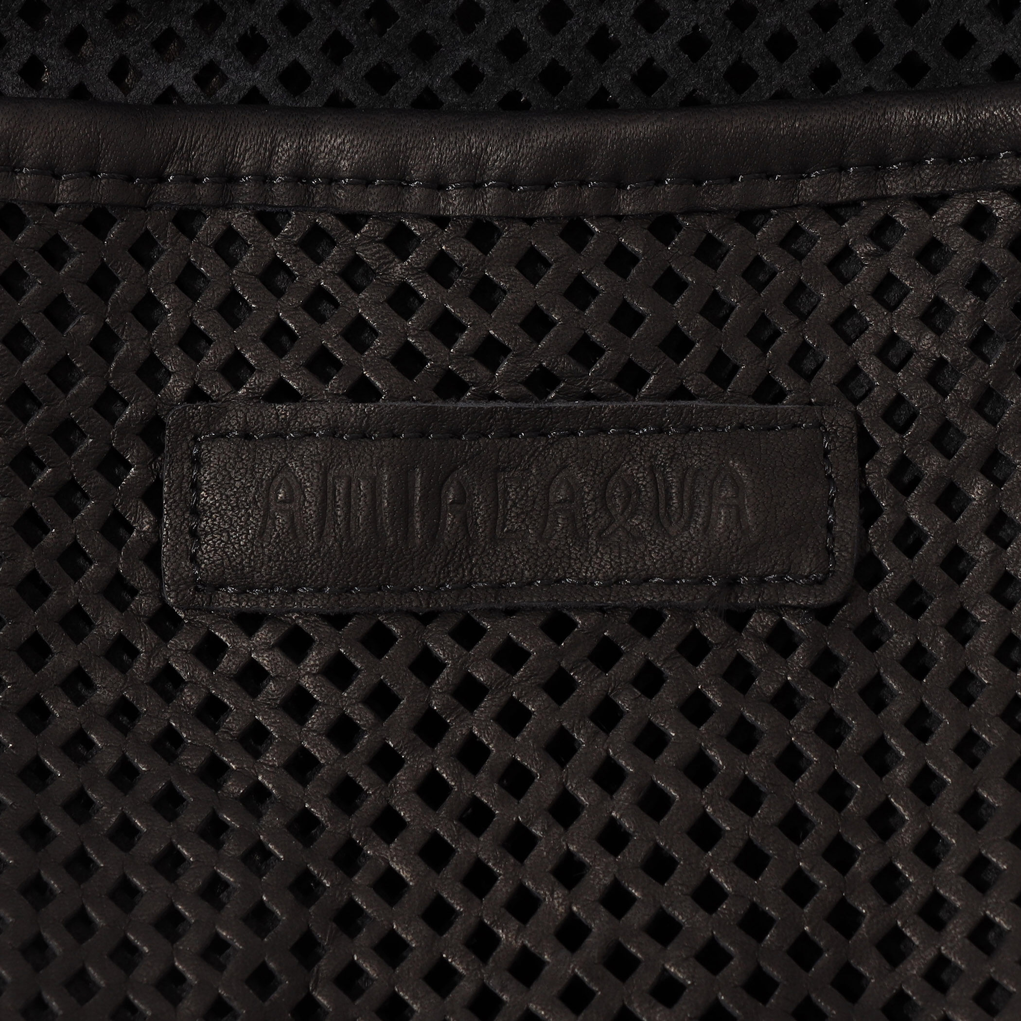 AMIACALVA WASHED LEATHER MESH TOTET M トートバッグ