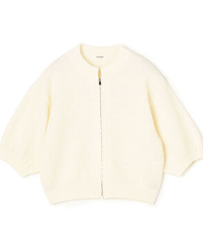 ギマコットン ジップアップカーディガン