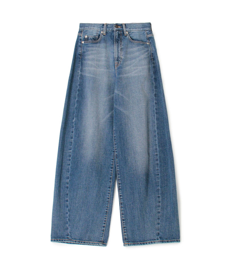 エッセンシャルデニム バルーンパンツ