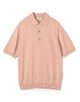 シルクコットン ニットポロシャツ SESIA