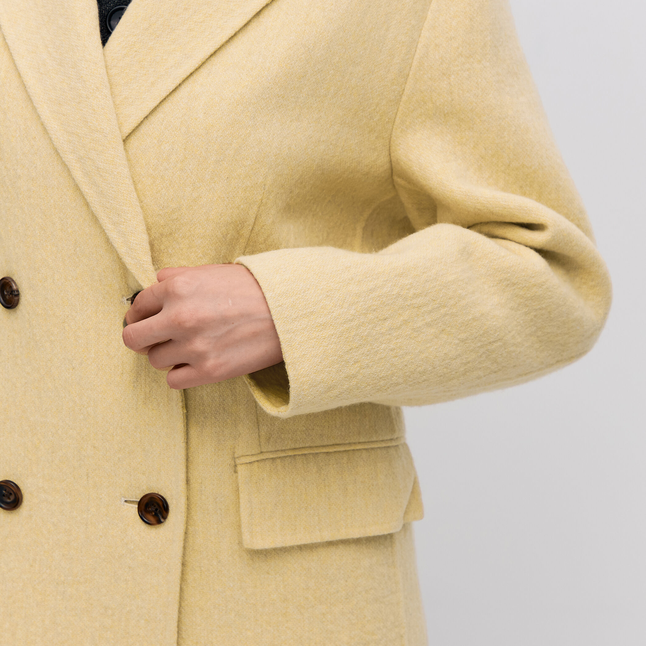 オートミールダブルフェイス リバーロングコート｜トゥモローランド