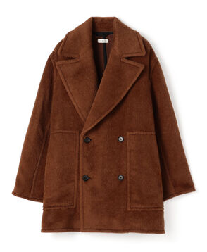 ベビーアルパカブレンド リバーボリュームピーコート