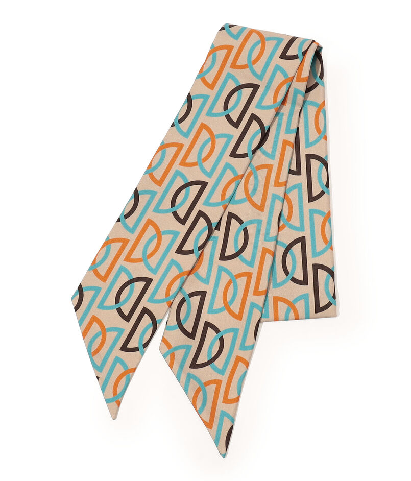 TOMORROWLAND ジオメトリック柄 シルクスカーフ