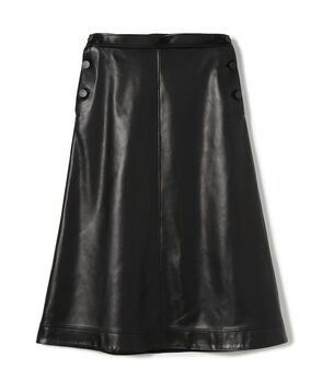 シープスキン フレアスカート