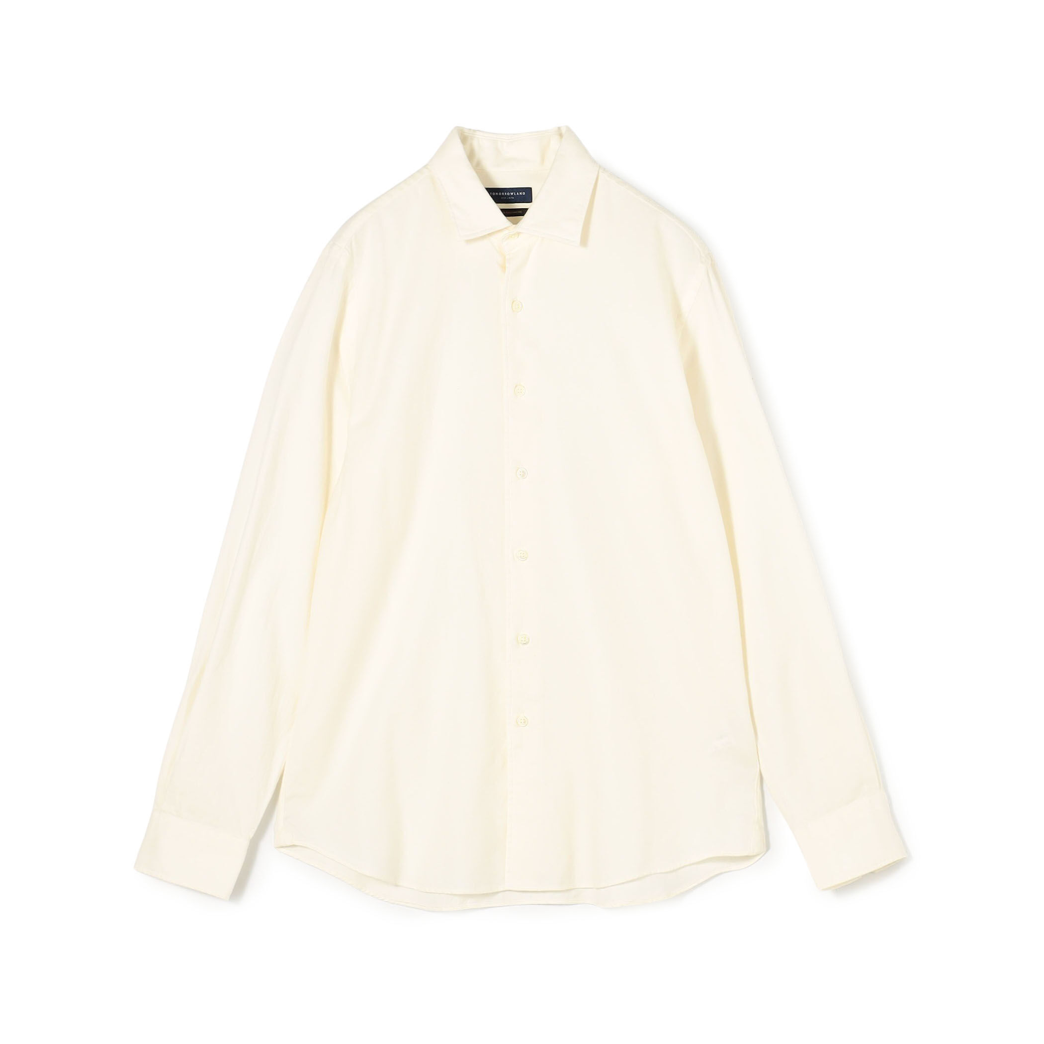 コットンカシミヤフランネル ロングスリーブシャツ｜トゥモローランド