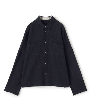 エアリーサッカー ワイドフィットシャツ