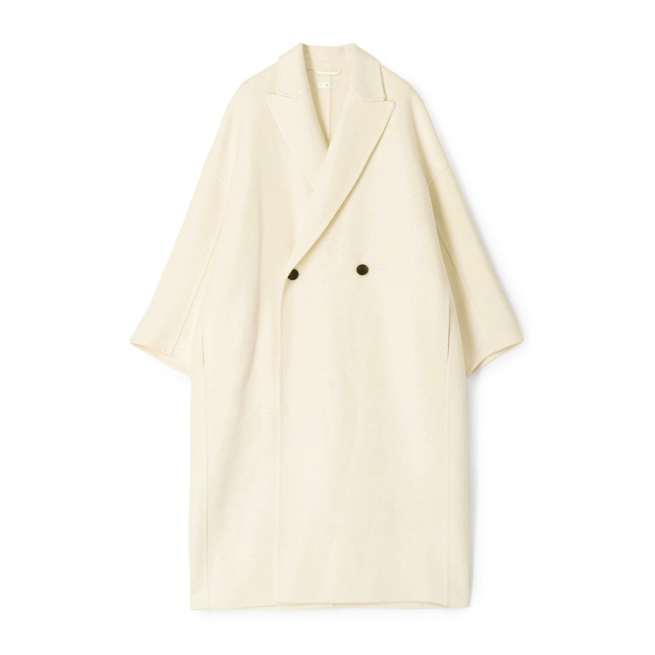 TOMORROWLAND .B ウールカシミヤダブルフェイス ロングコート