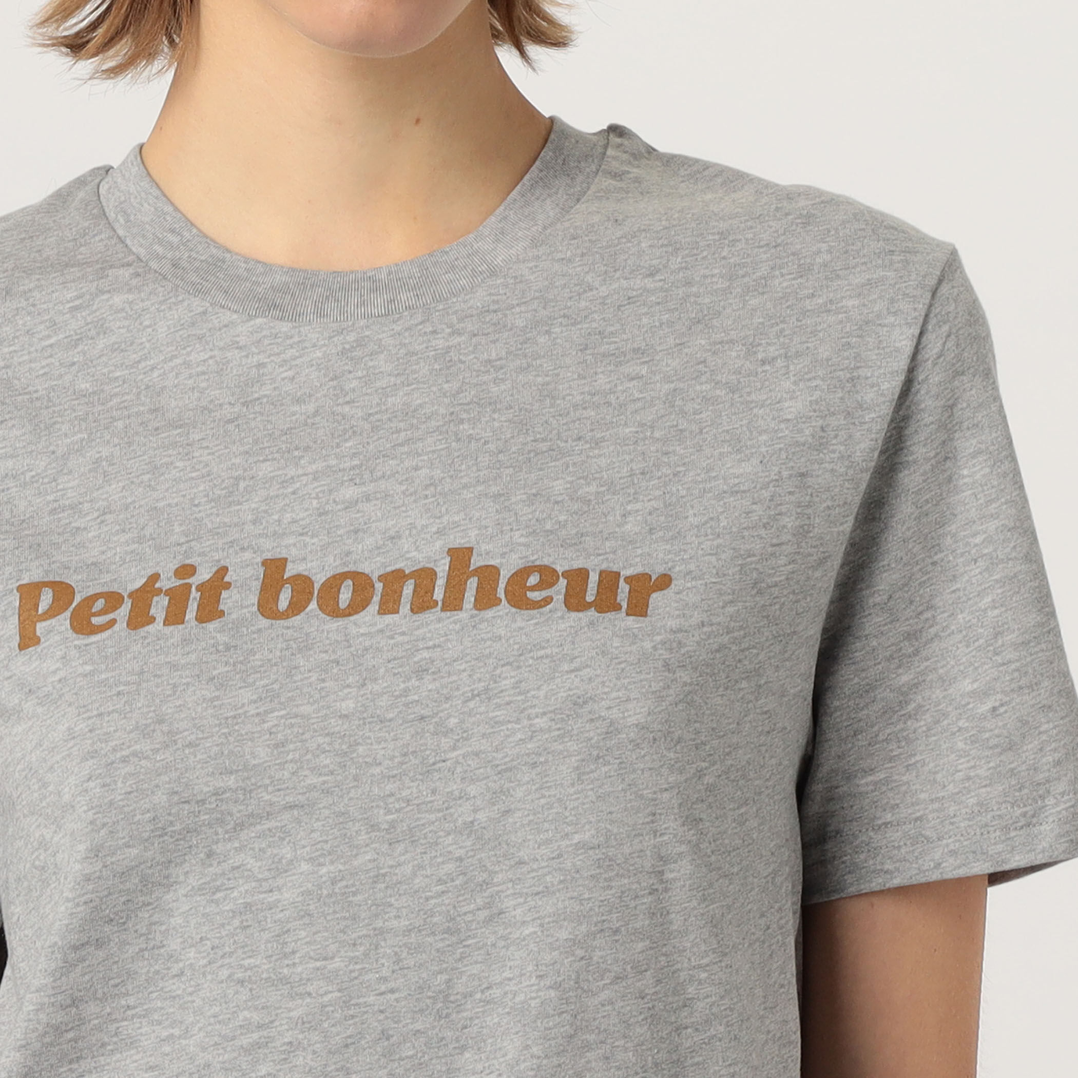 tシャツ Les Petits Basics Small happiness ハーフスリーブプルオーバー レディース Les Petits Basics Small happiness ハーフスリーブプルオーバー