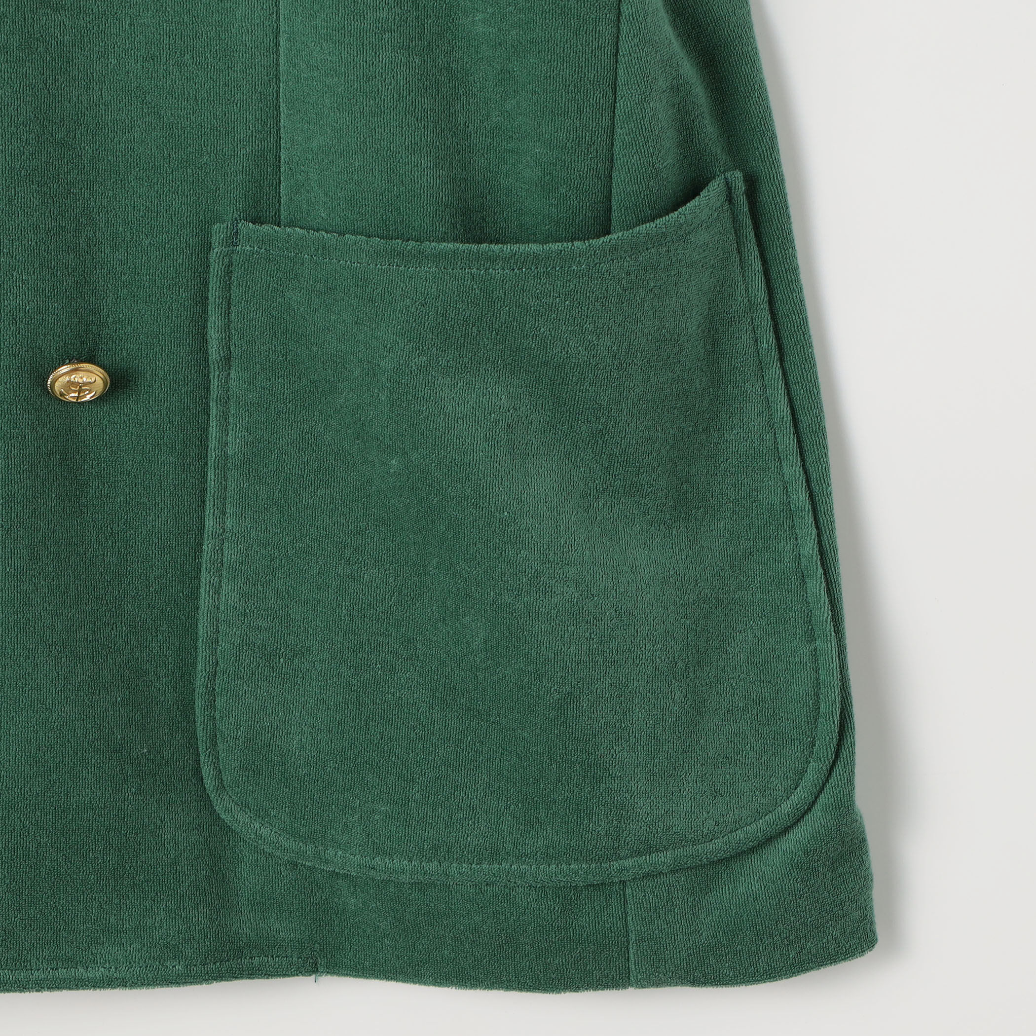 コットンウールナイロン パイル ダブルブレステッド4Bジャケット