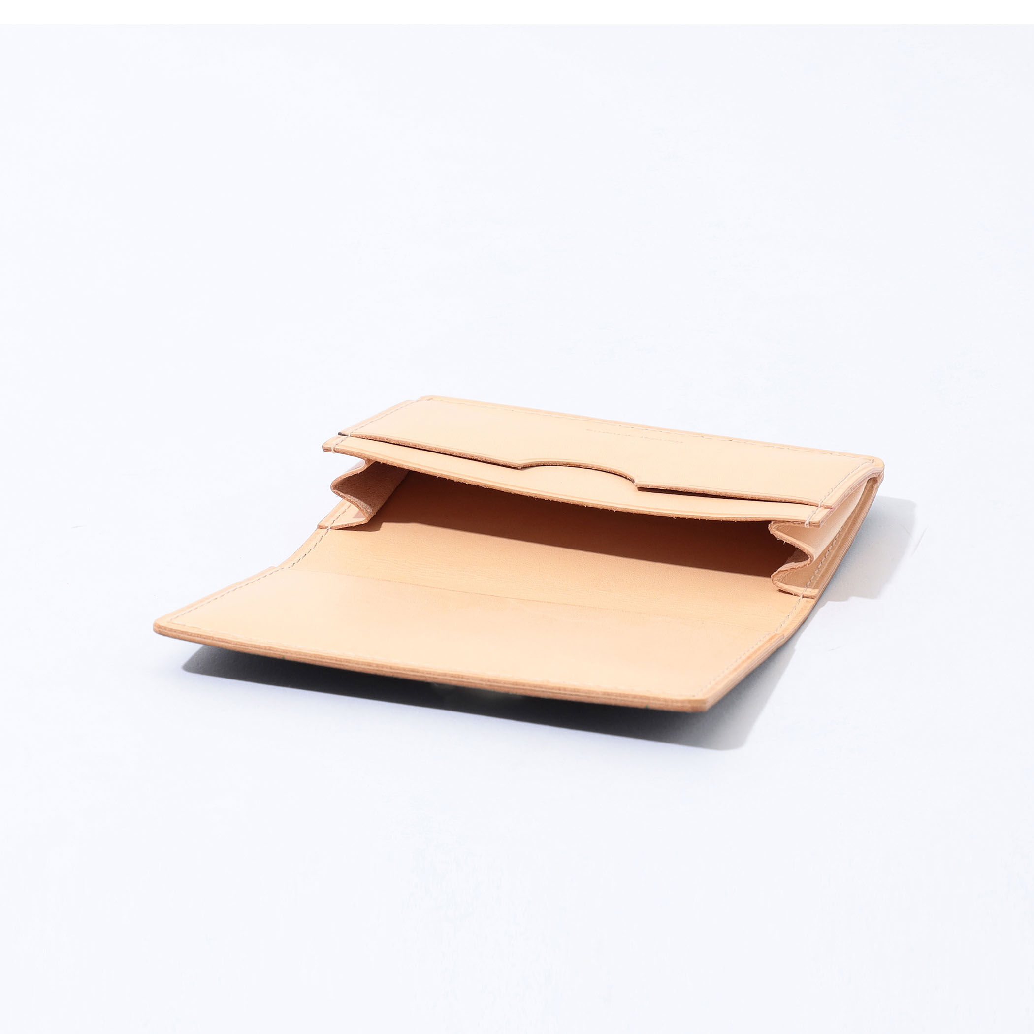 Hender Scheme ベージュ レザー名刺入れ Hender Scheme (エンダースキーマ) flap card case / フラップ