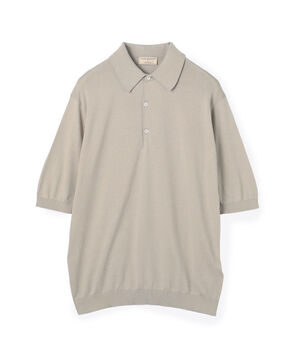 【別注J】JOHN SMEDLEY 30Gシーアイランドコットン ニットポロ ISIS