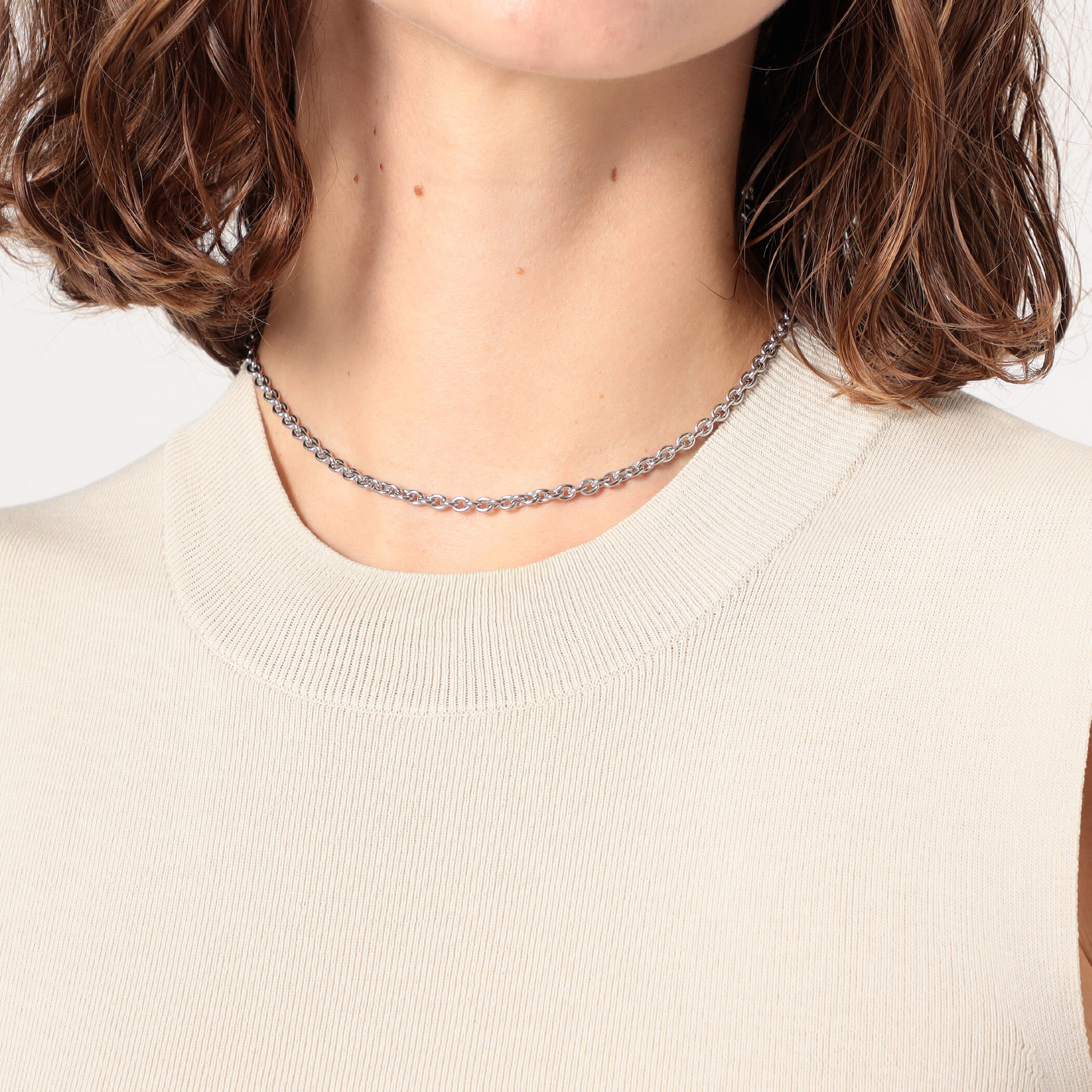 TOMWOOD Ada Chain Slim シルバー ネックレス TOM WOOD（トムウッド） ネックレス Ada Chain Slim 20.5inch アダ