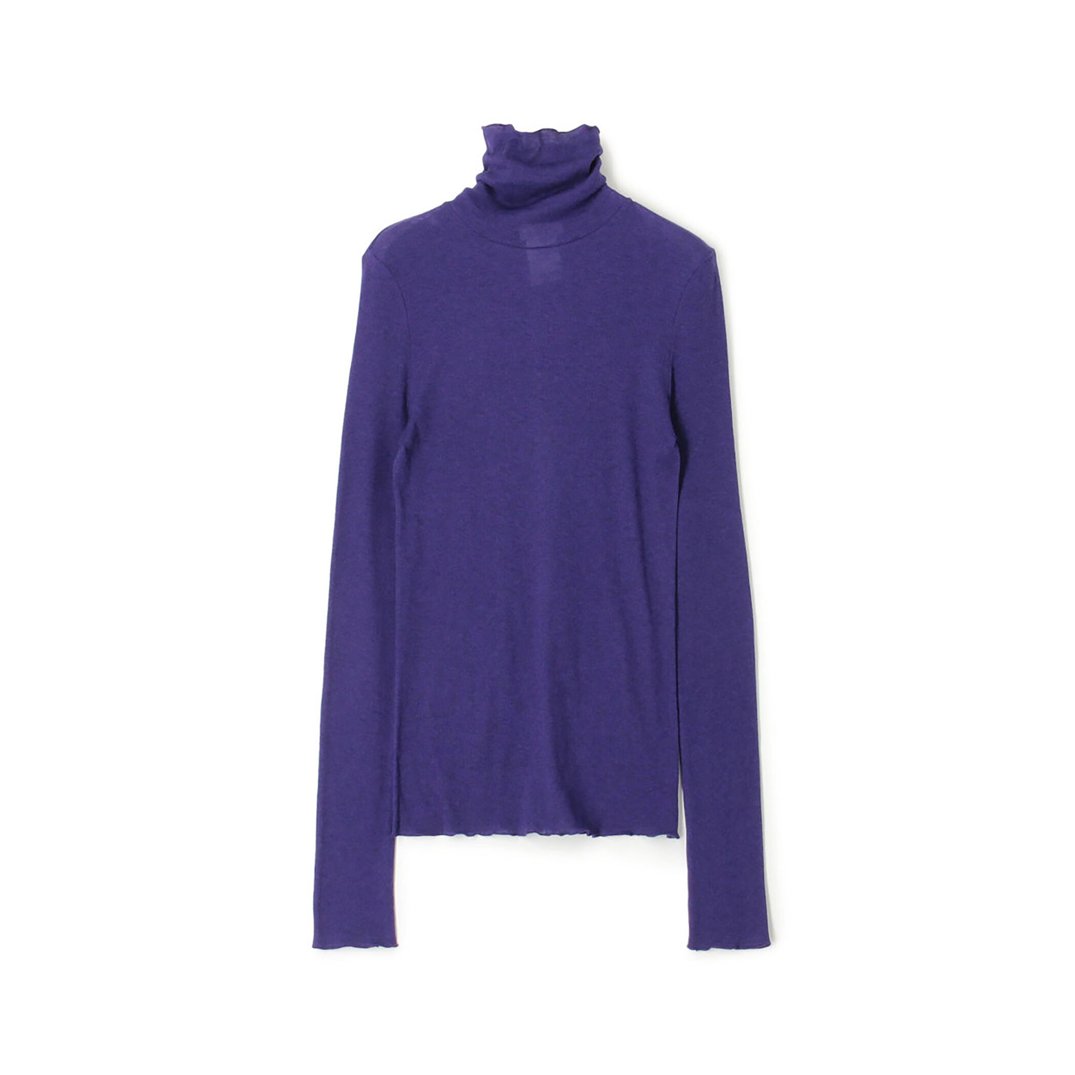 コットンシルクリブ タートルネックプルオーバー｜トゥモローランド