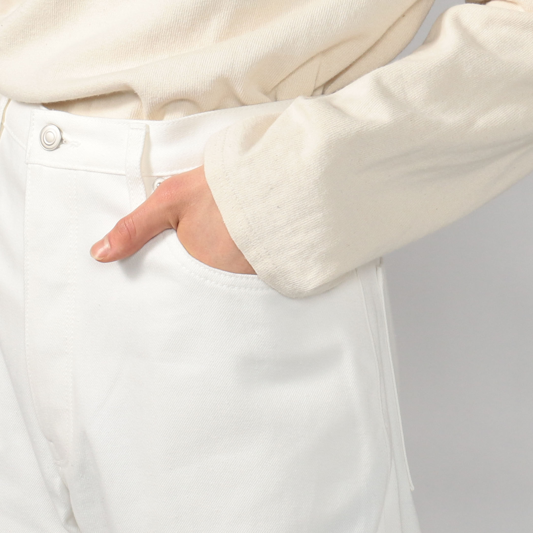 ホワイトデニム 5ポケットパンツ｜トゥモローランド 公式通販