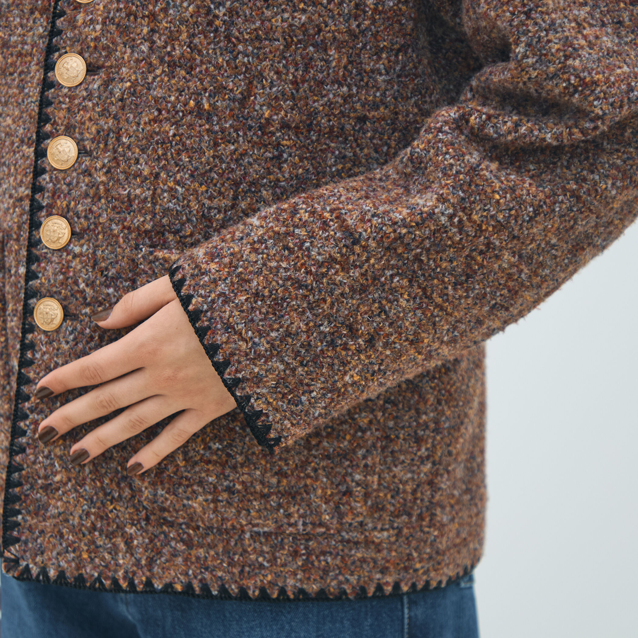 スライバージャージー Vカラージャケット｜トゥモローランド 公式通販