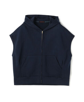 コットンダンボール フーデッドジレ