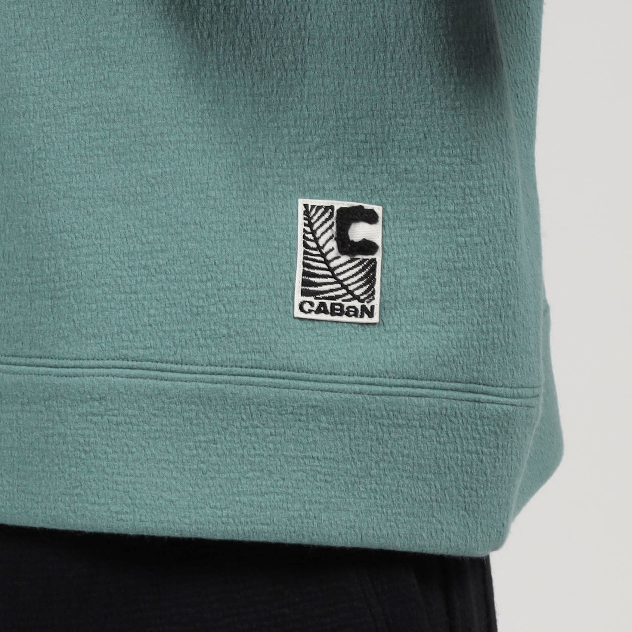 CABaN ウールコットンダブルフェイスプルオーバー CABaN ウールコットンダブルフェイス クルーネックプルオーバー